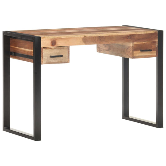 Psací stůl 110x50x76 cm masivní dřevo s sheeshamovým povrchem