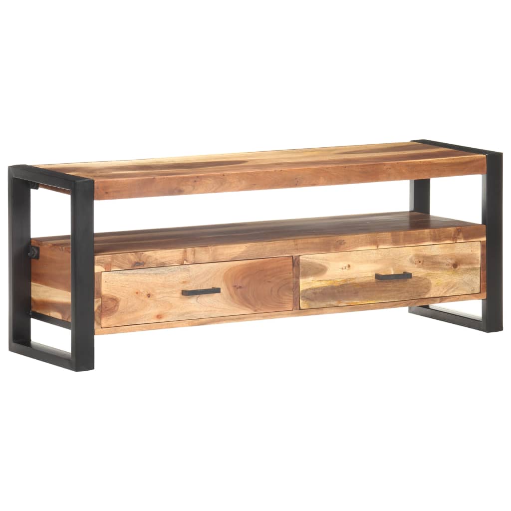 Tv Stolek 120X35X45 Cm Masiv S Medovou Povrchovou Úpravou