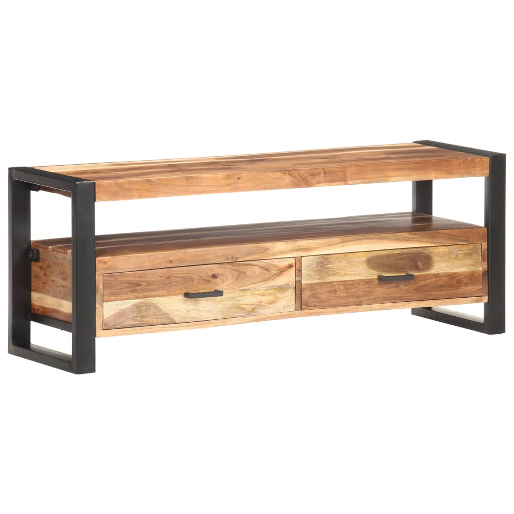 Tv Stolek 120X35X45 Cm Masiv S Medovou Povrchovou Úpravou