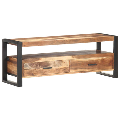 Tv Stolek 120X35X45 Cm Masiv S Medovou Povrchovou Úpravou