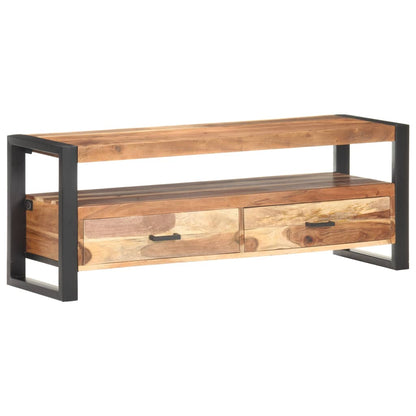 Tv Stolek 120X35X45 Cm Masiv S Medovou Povrchovou Úpravou