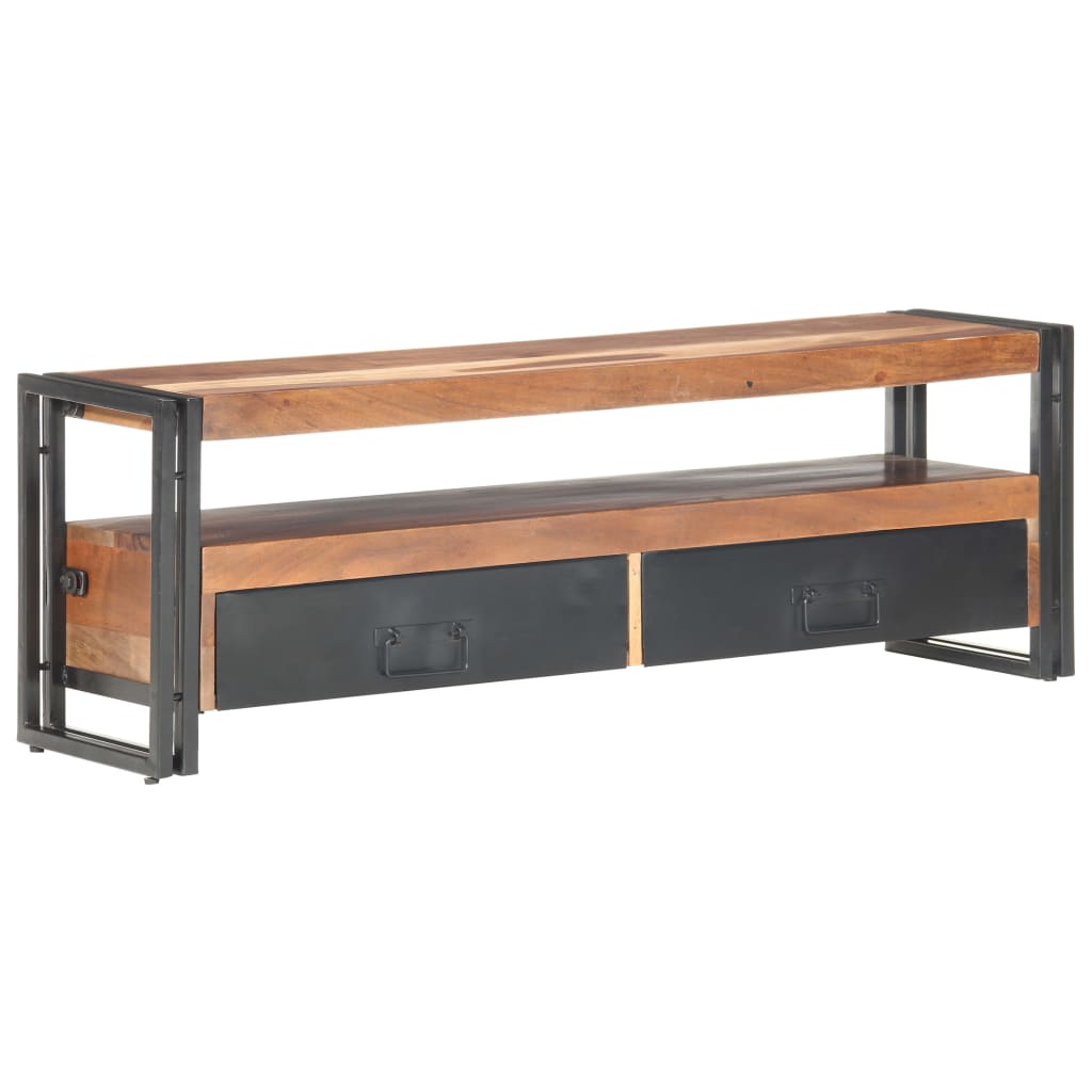 Tv Stolek 120 X 30 X 40 Cm Masivní Dřevo