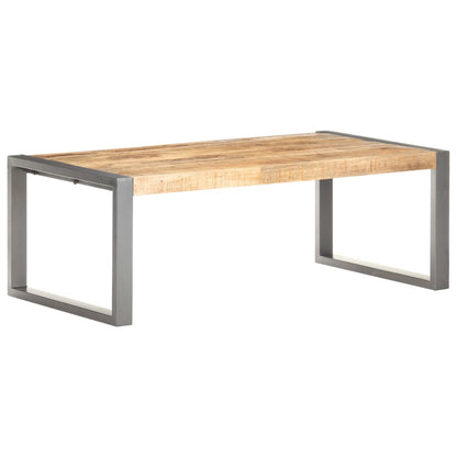 Konferenční Stolek 110 X 60 X 40 Cm Hrubé Mangovníkové Dřevo