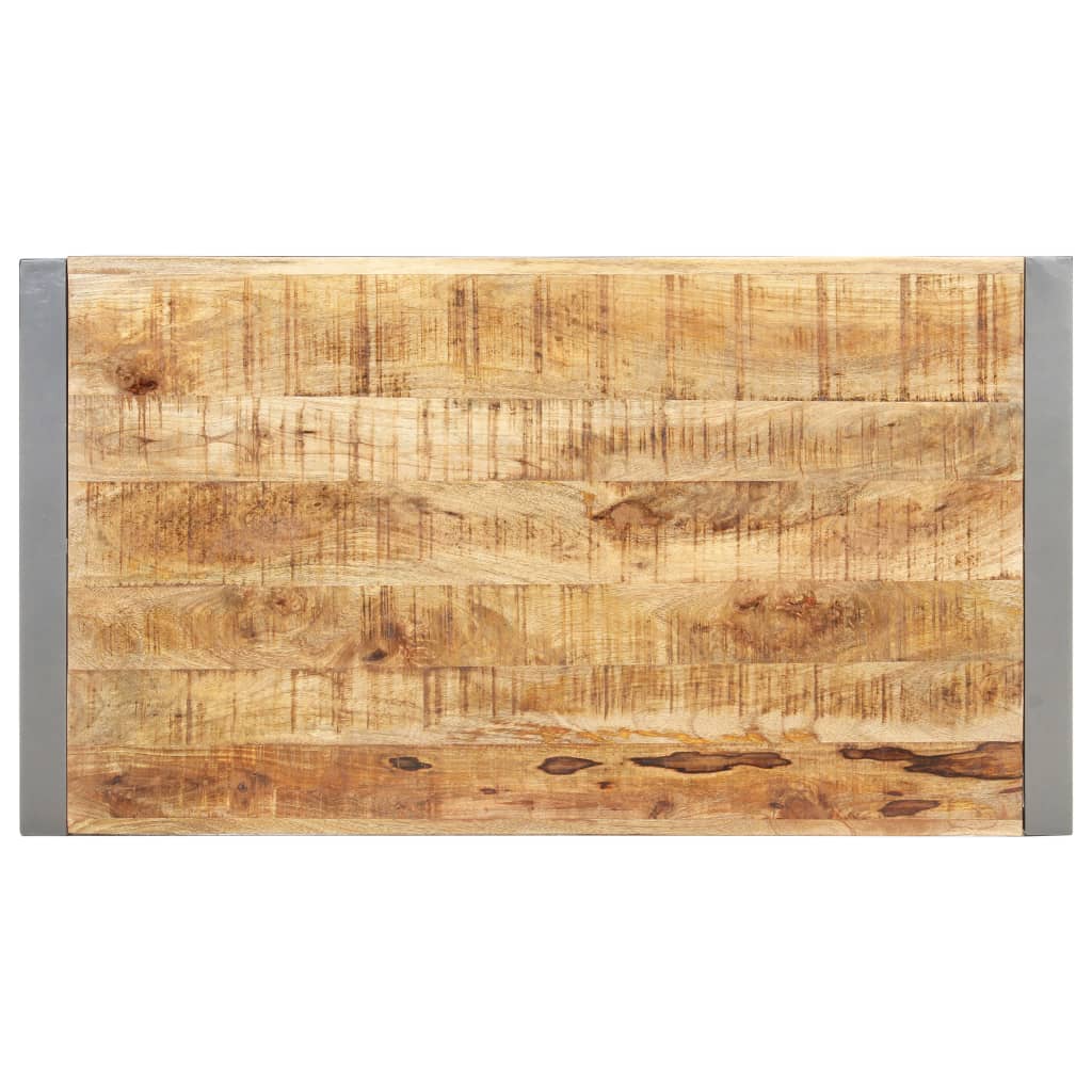 Konferenční Stolek 110 X 60 X 40 Cm Hrubé Mangovníkové Dřevo