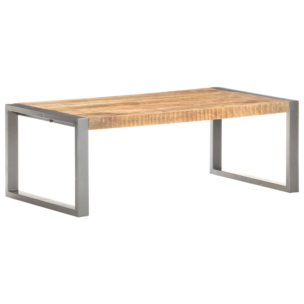 Konferenční Stolek 110 X 60 X 40 Cm Hrubé Mangovníkové Dřevo