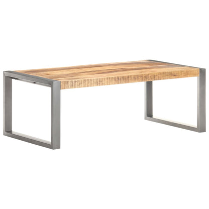 Konferenční Stolek 110 X 60 X 40 Cm Hrubé Mangovníkové Dřevo
