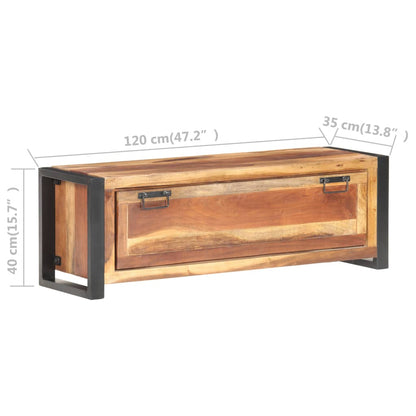 Botník 120 X 35 X 40 Cm Masivní Dřevo