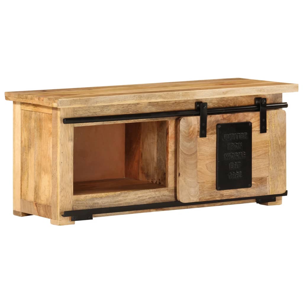 Tv Stolek 90 X 35 X 40 Cm Masivní Mangovníkové Dřevo