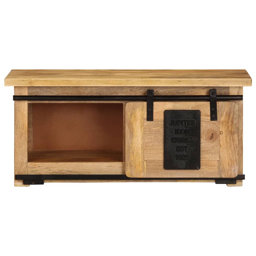 Tv Stolek 90 X 35 X 40 Cm Masivní Mangovníkové Dřevo