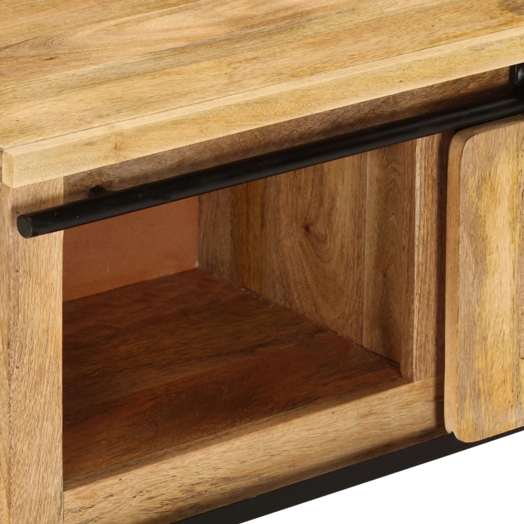 Tv Stolek 90 X 35 X 40 Cm Masivní Mangovníkové Dřevo
