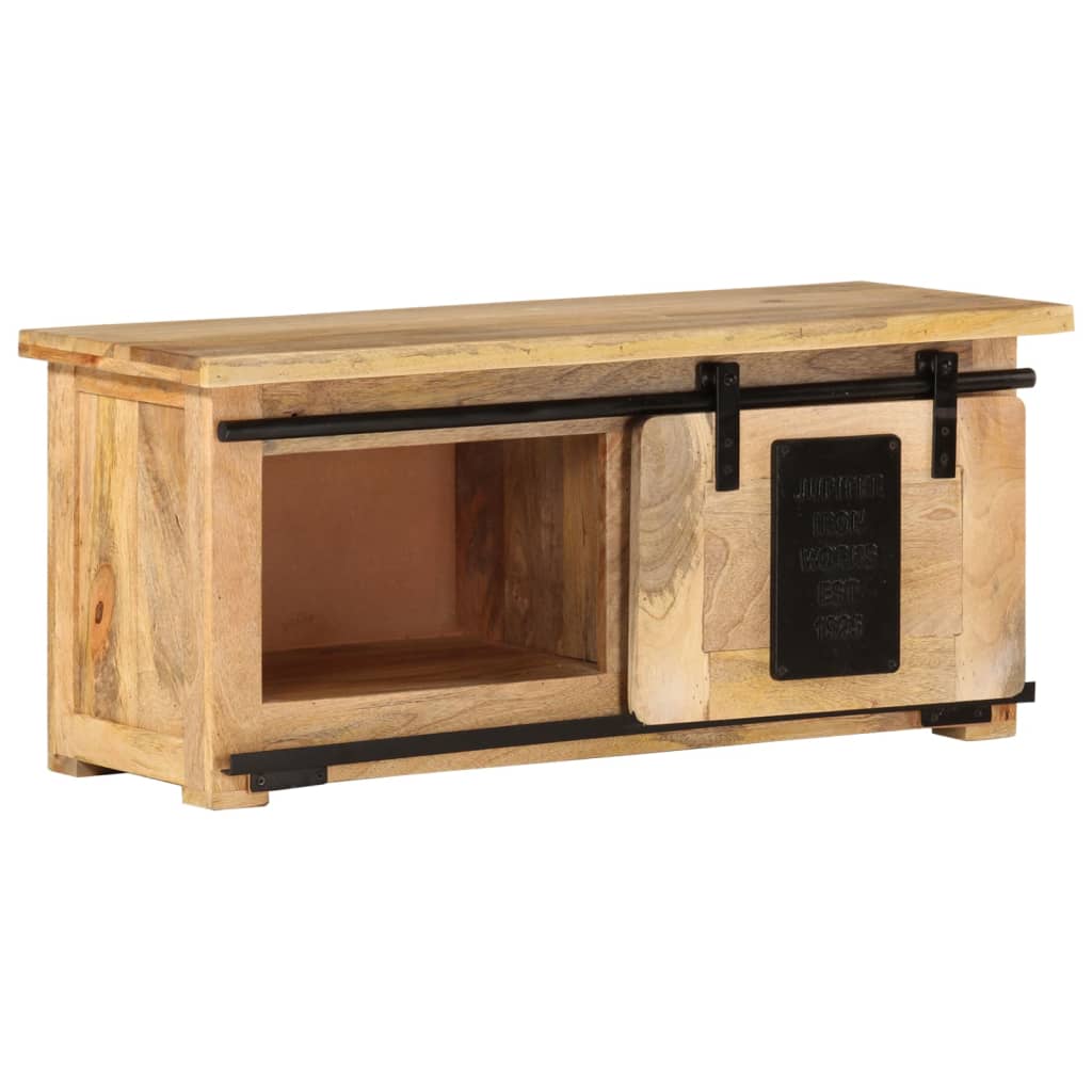 Tv Stolek 90 X 35 X 40 Cm Masivní Mangovníkové Dřevo