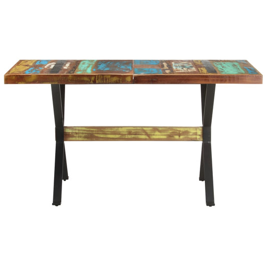 Jídelní Stůl 140 X 70 X 76 Cm Masivní Recyklované Dřevo