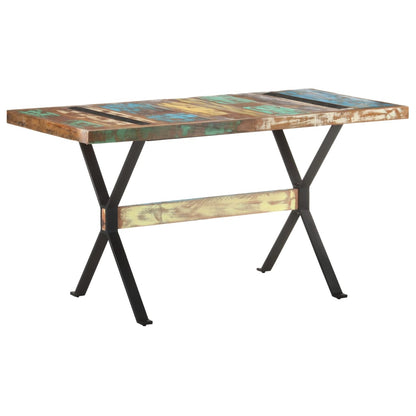 Jídelní Stůl 140 X 70 X 76 Cm Masivní Recyklované Dřevo