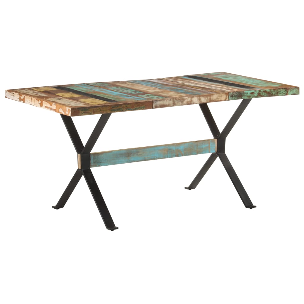 Jídelní Stůl 160 X 80 X 76 Cm Masivní Recyklované Dřevo