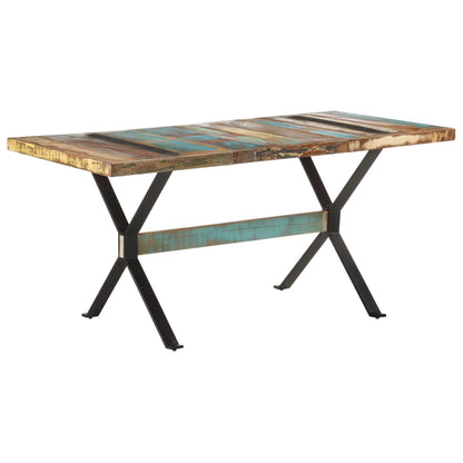 Jídelní Stůl 160 X 80 X 76 Cm Masivní Recyklované Dřevo
