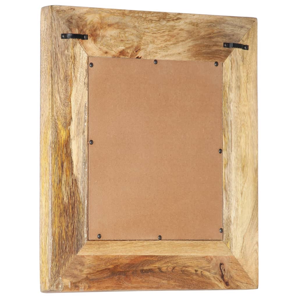 Ručně Vyřezávané Zrcadlo 50 X 50 X 2,6 Cm Masivní Mangovník
