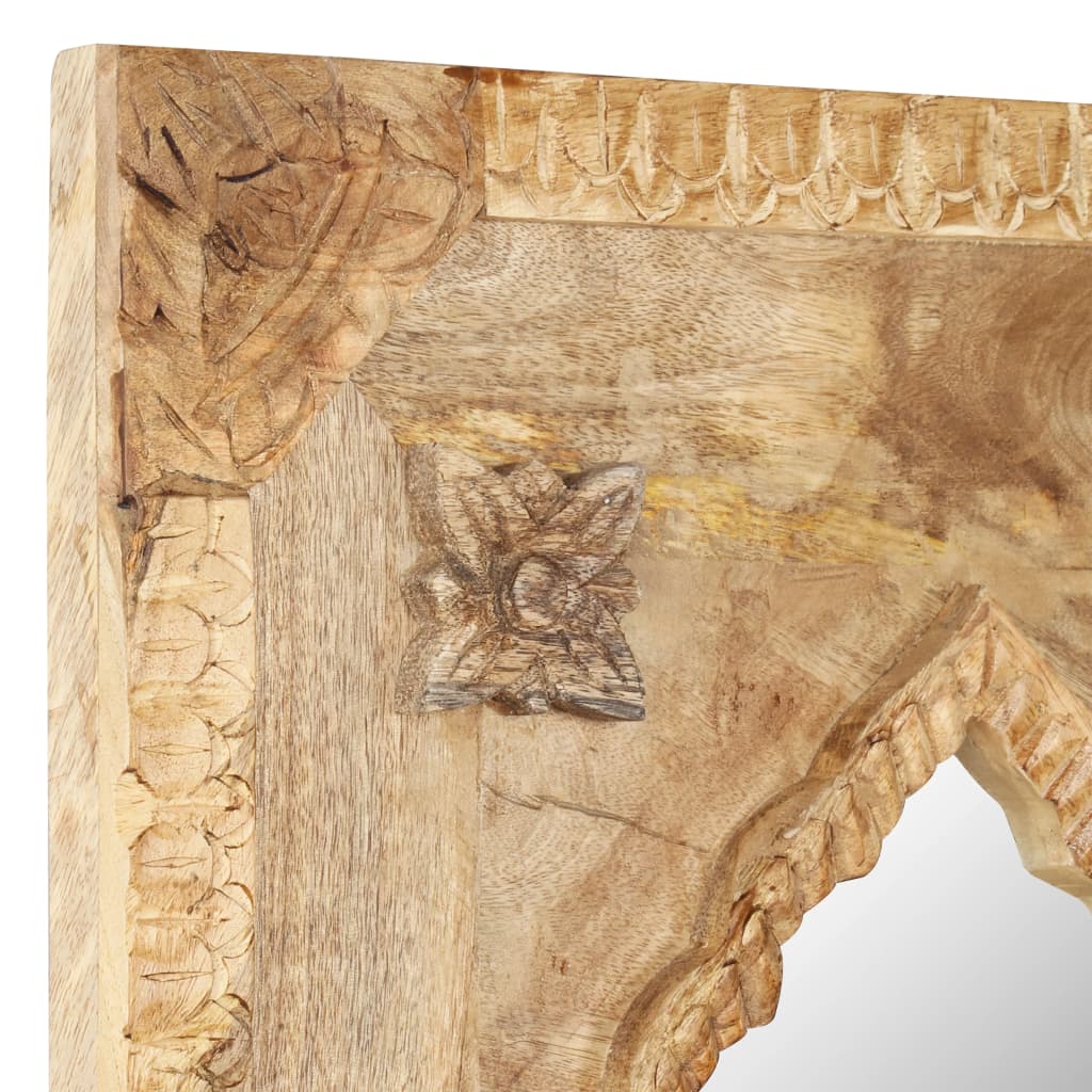 Zrcadlo 50 X 3 X 110 Cm Masivní Mangovníkové Dřevo