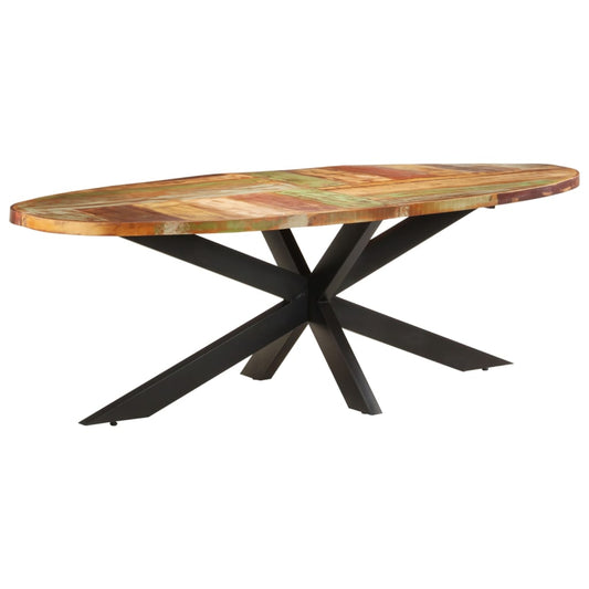 Jídelní Stůl 240 X 100 X 75 Cm Masivní Recyklované Dřevo