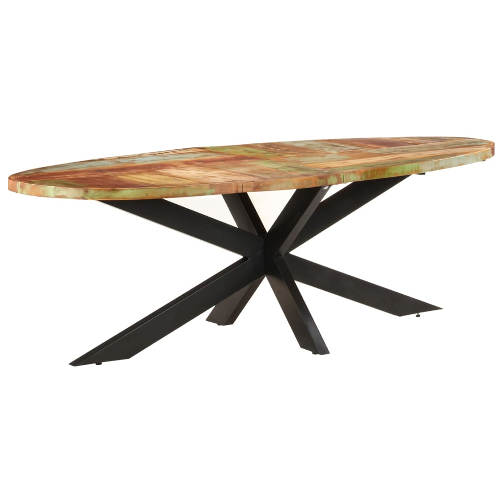 Jídelní Stůl 240 X 100 X 75 Cm Masivní Recyklované Dřevo