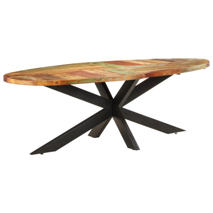 Jídelní Stůl 240 X 100 X 75 Cm Masivní Recyklované Dřevo