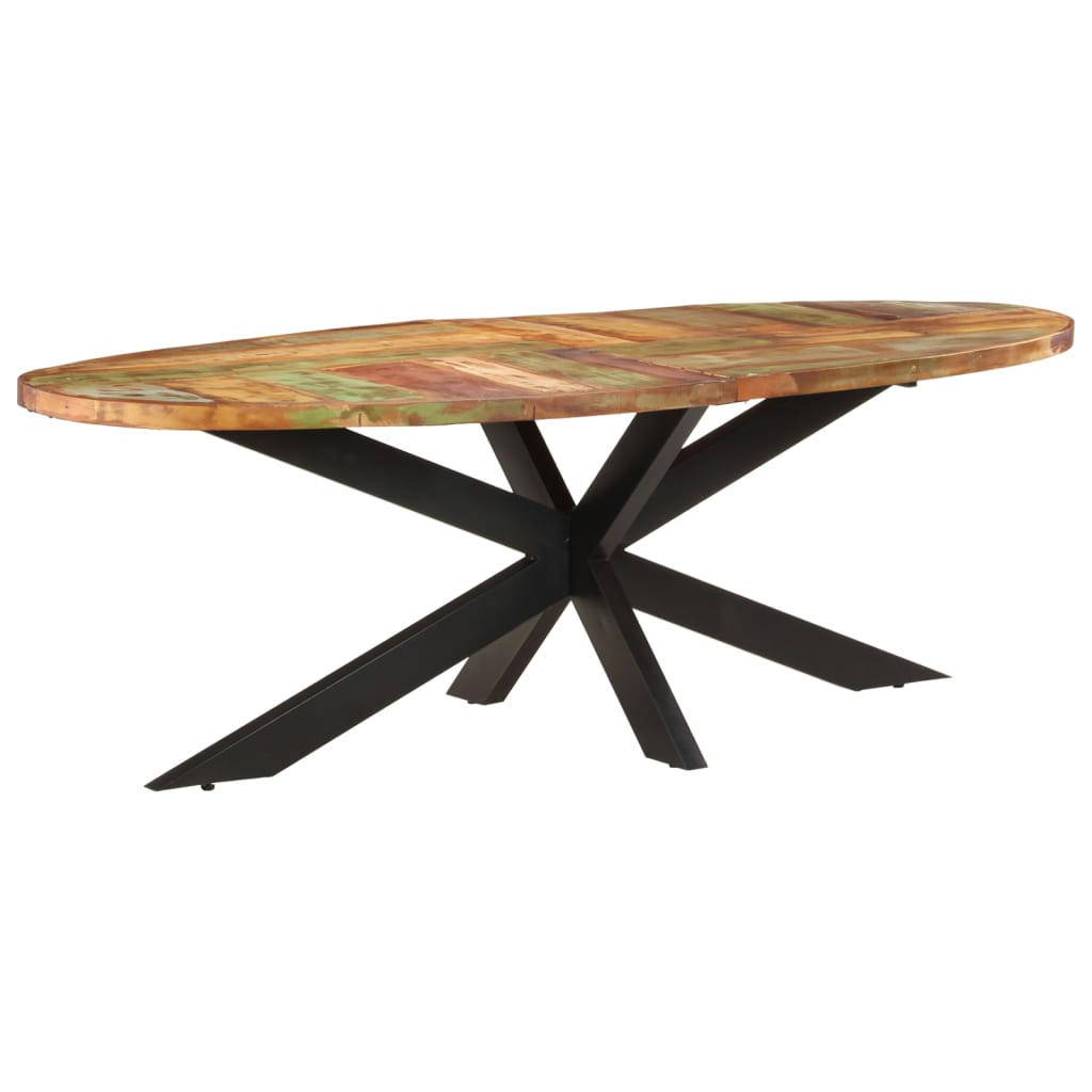 Jídelní Stůl 240 X 100 X 75 Cm Masivní Recyklované Dřevo