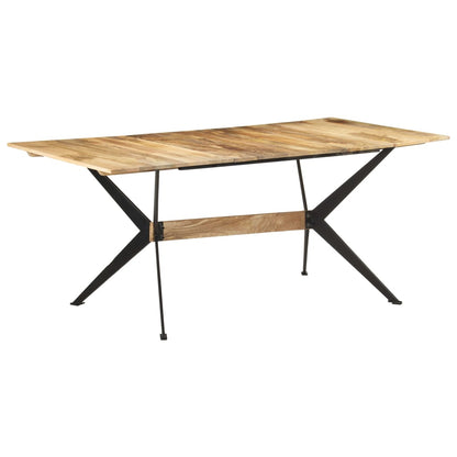 Jídelní Stůl 180 X 90 X 76 Cm Masivní Mangovníkové Dřevo