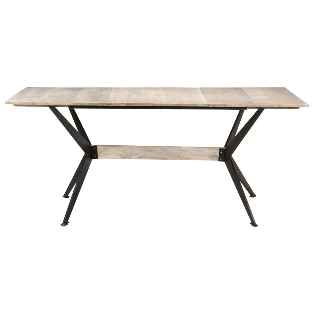 Jídelní Stůl 180 X 90 X 76 Cm Masivní Mangovníkové Dřevo