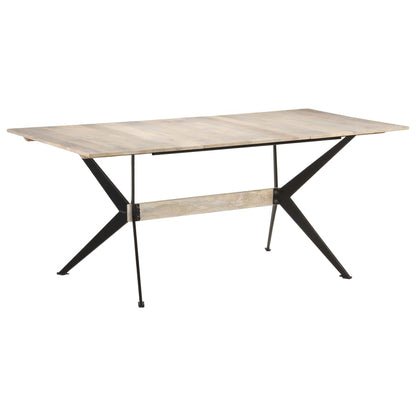 Jídelní Stůl 180 X 90 X 76 Cm Masivní Mangovníkové Dřevo