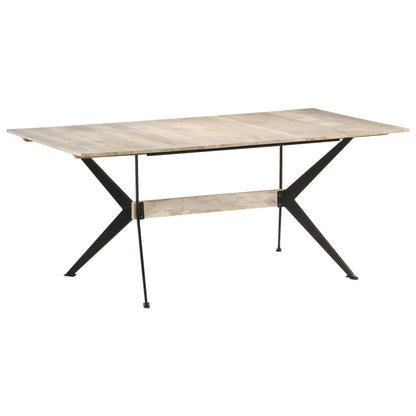 Jídelní Stůl 180 X 90 X 76 Cm Masivní Mangovníkové Dřevo