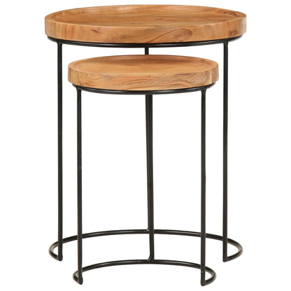 2Dílný Set Konferenčních Stolků A Ocel