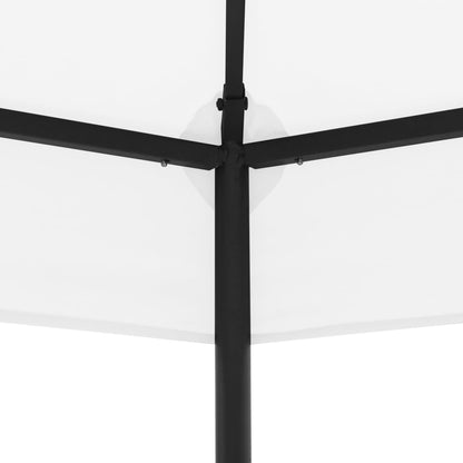 Zahradní Altán 323 X 275 X 265 Cm Bílý 180 G/M²