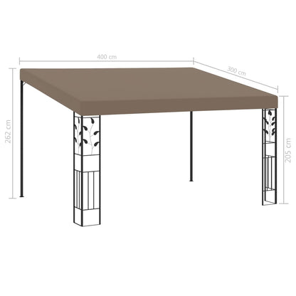 Altán Ke Zdi 4 X 3 X 2,5 M Taupe