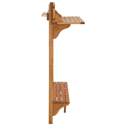 Barový Stolek Na Balkon 90 X 37 X 122,5 Cm Masivní Akácie