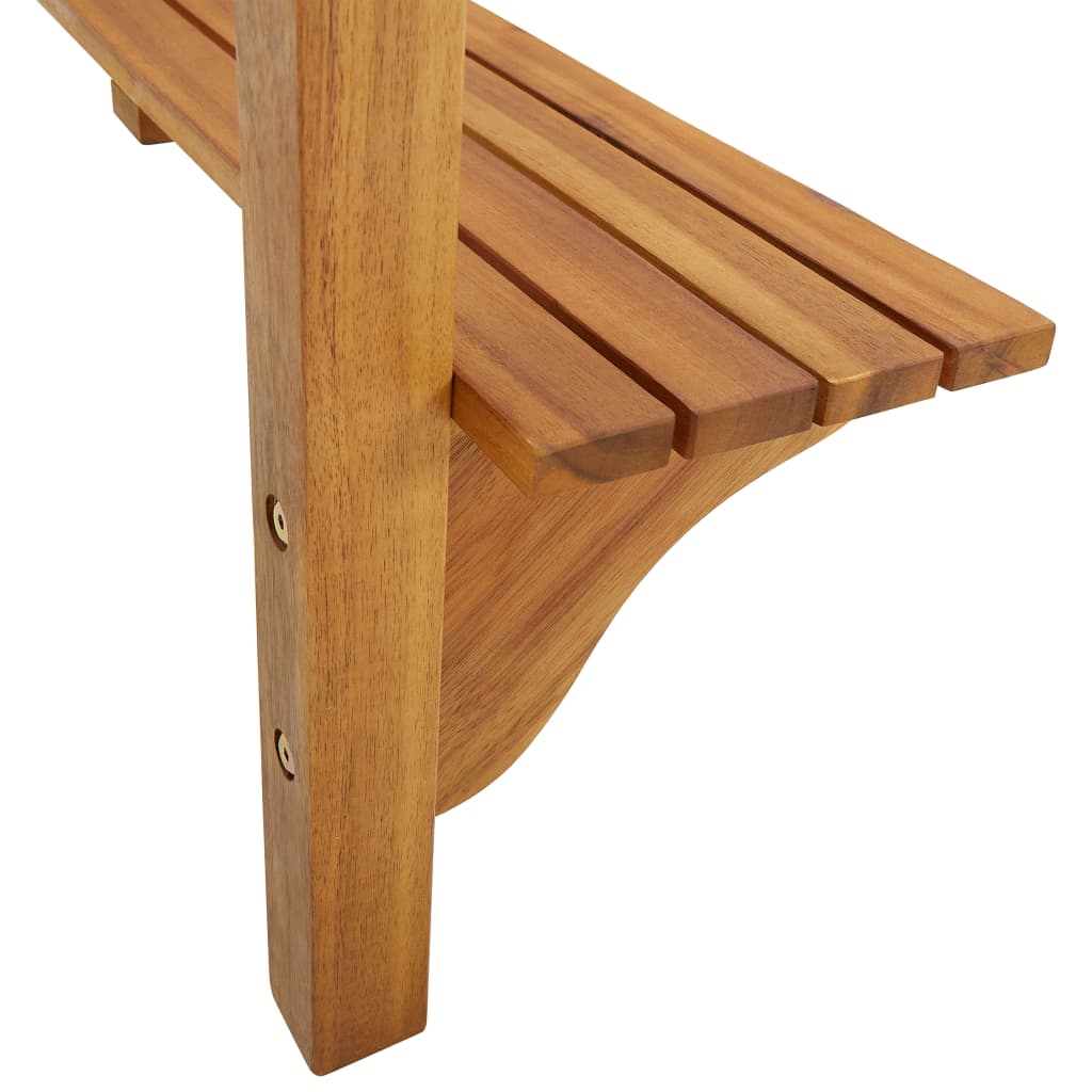 Barový Stolek Na Balkon 90 X 37 X 122,5 Cm Masivní Akácie