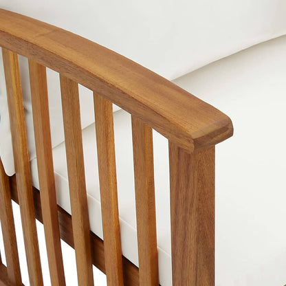 Zahradní Židle S Poduškami 2 Ks Masivní Akáciové Dřevo