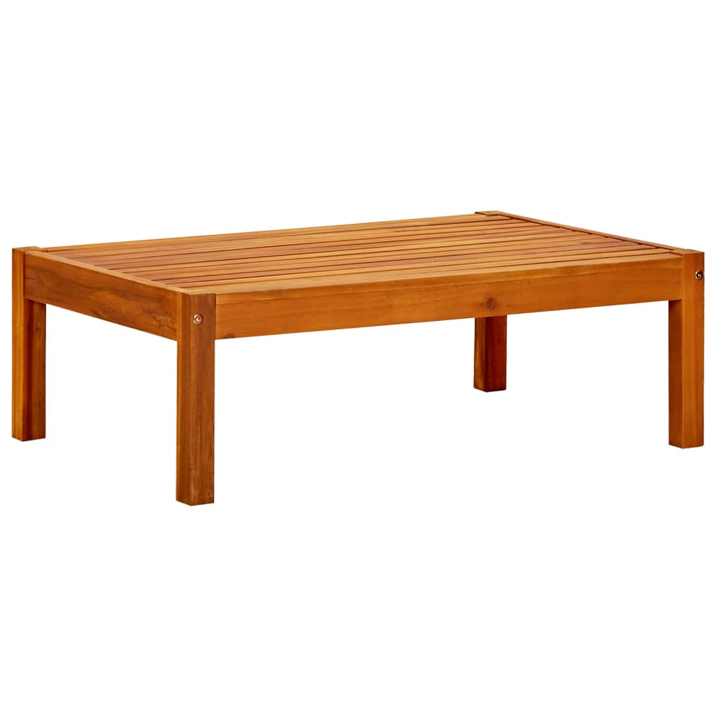 Zahradní Stůl 85 X 57 X 29 Cm Masivní Akáciové Dřevo