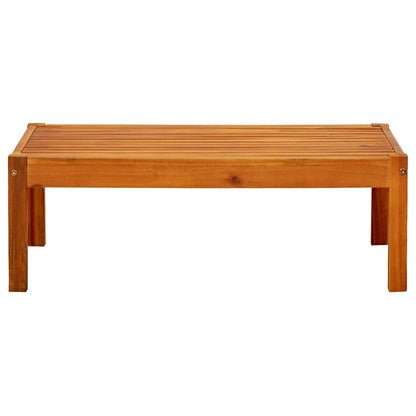 Zahradní Stůl 85 X 57 X 29 Cm Masivní Akáciové Dřevo