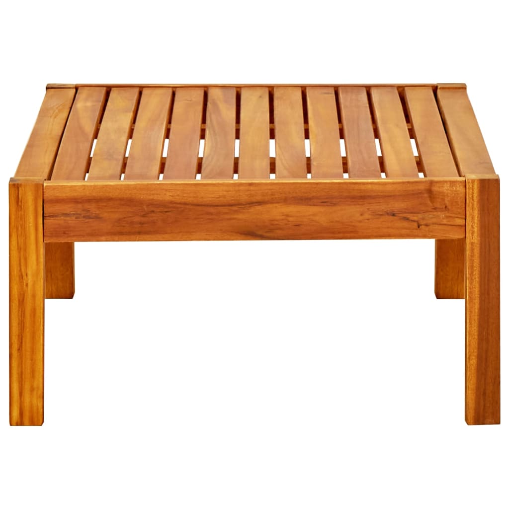 Zahradní Stůl 85 X 57 X 29 Cm Masivní Akáciové Dřevo