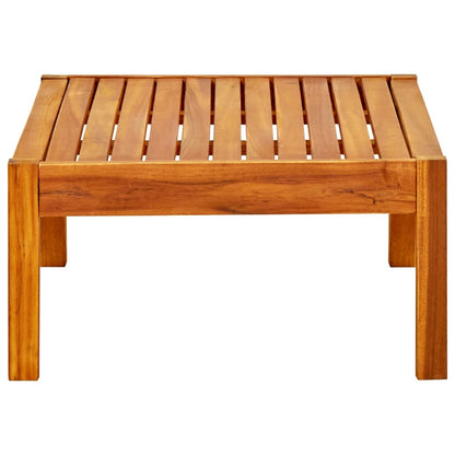 Zahradní Stůl 85 X 57 X 29 Cm Masivní Akáciové Dřevo