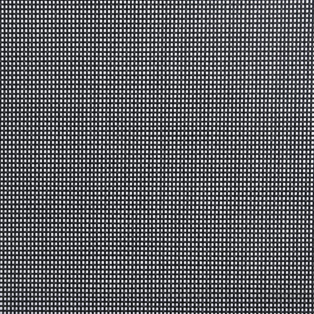 Skládací Zahradní Židle 6 Ks Textilen Černé