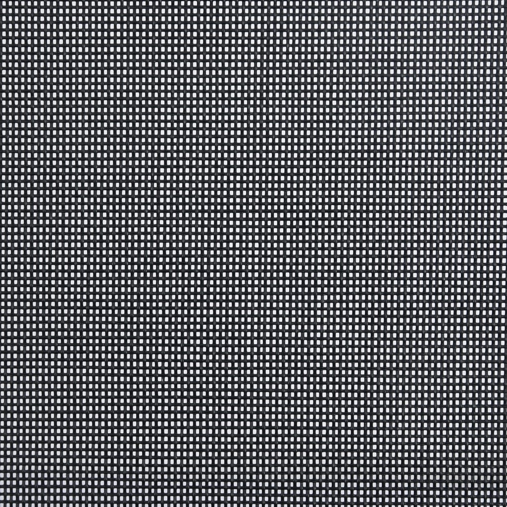 Skládací Zahradní Židle 2 Ks Textilen Černé