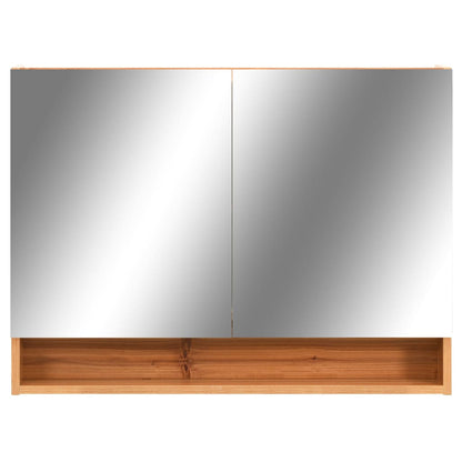Led Koupelnová Zrcadlová Skříňka 80 X 15 X 60 Cm Mdf