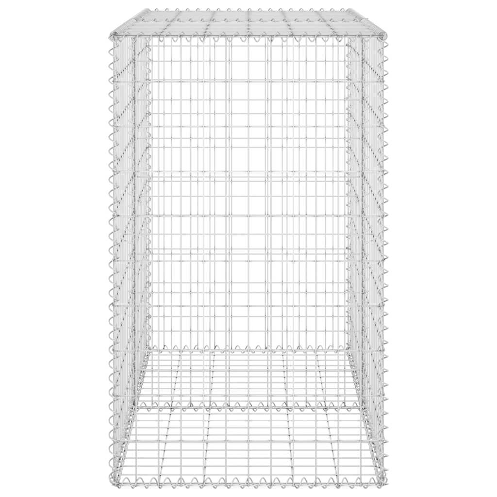 Gabionová Zeď S Víky Pozinkovaná Ocel