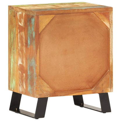 Noční Stolek 40 X 30 X 50 Cm Masivní Recyklované Dřevo