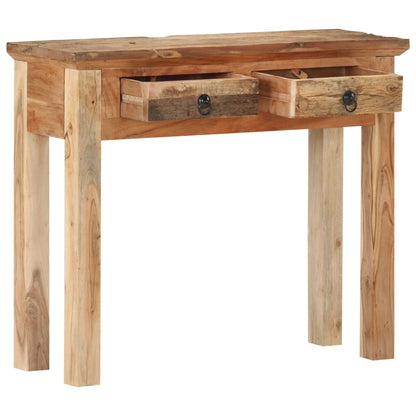 Konzolový Stolek 90,5X30X75 Cm Masivní Akácie Recyklované Dřevo