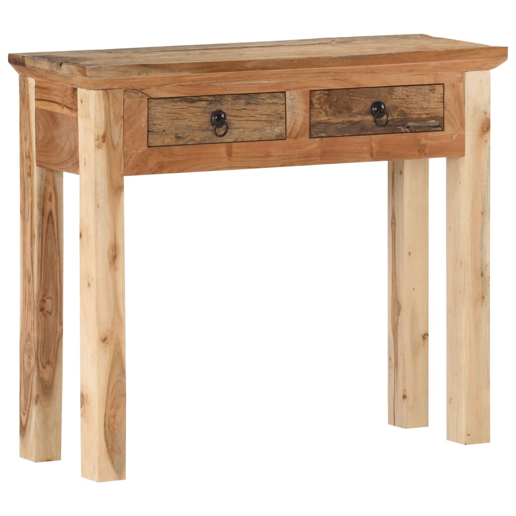 Konzolový Stolek 90,5X30X75 Cm Masivní Akácie Recyklované Dřevo