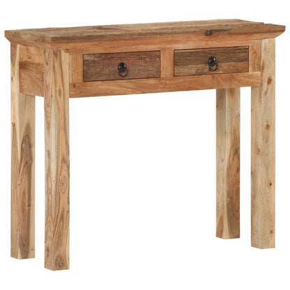 Konzolový Stolek 90,5X30X75 Cm Masivní Akácie Recyklované Dřevo