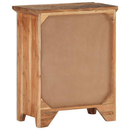 Příborník 60 X 33 X 75 Cm Masivní Akáciové A Recyklované Dřevo