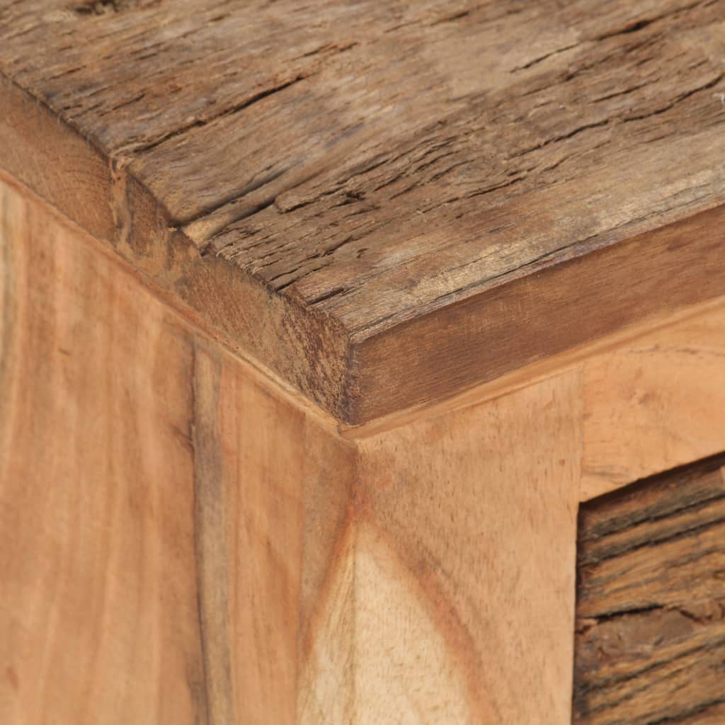 Příborník 60 X 33 X 75 Cm Masivní Akáciové A Recyklované Dřevo
