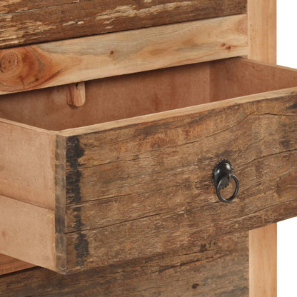 Příborník 60 X 33 X 75 Cm Masivní Akáciové A Recyklované Dřevo